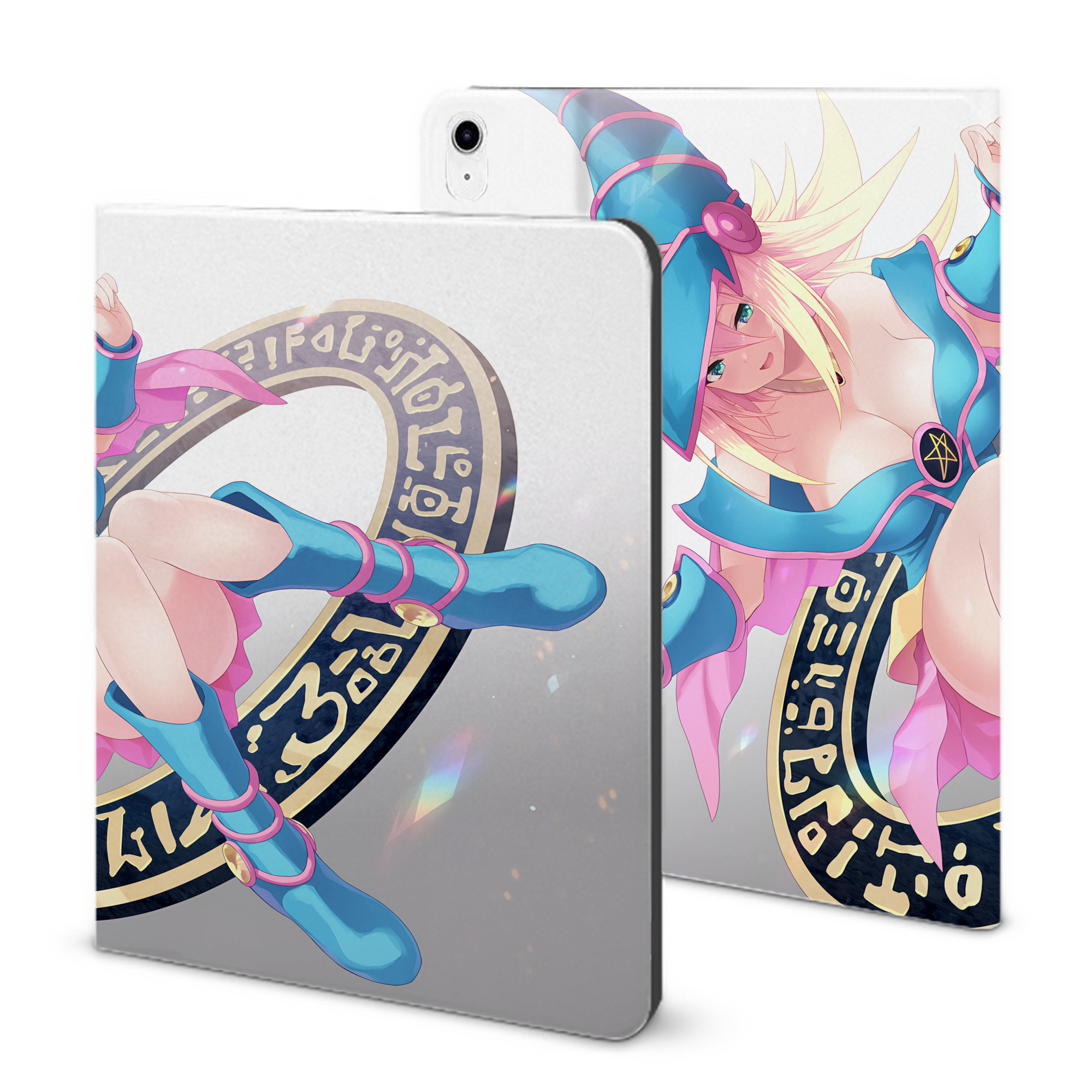 （画像用） 遊☆戯☆王 Yu-Gi-Oh! IPad ケース ブック型 PUレザー TPU 耐衝撃 軽量 薄型 ペン収納なし 全面保護 IPad 各モデル対応